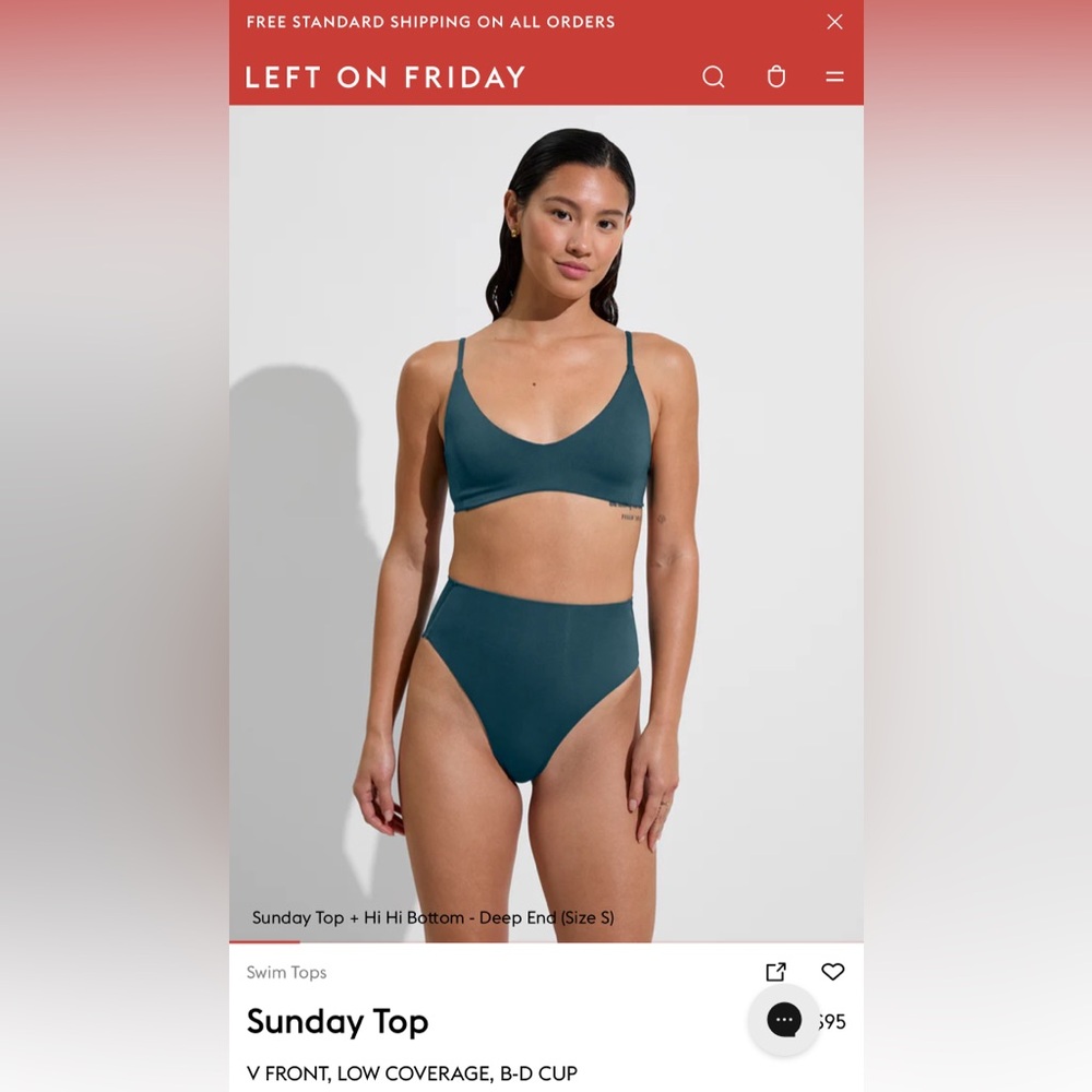 Left On Friday deep end Bikini Set
